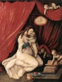 Jungfrau und Kind in einem Zimmer Renaissance Maler Hans Baldung